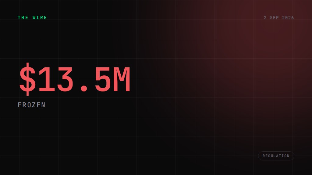 UK crime agency freezes $13.5M tied to Premier League crypto sponsor probe. $13.5M