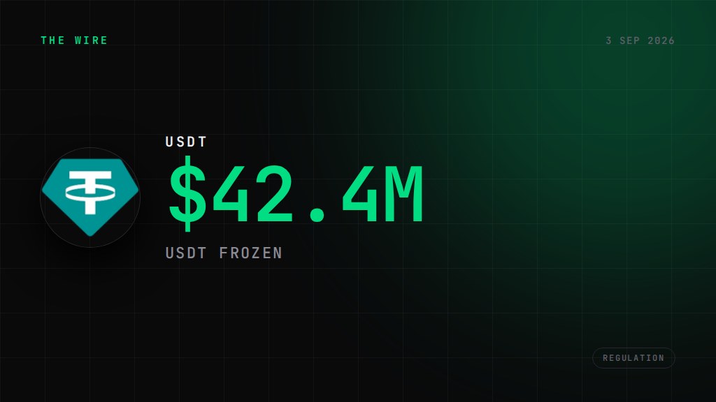 Tether sued over alleged unlawful $42.4M USDT freeze. $42.4M